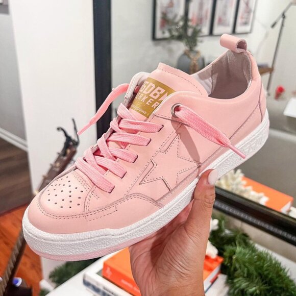 COPY - Golden Goose Yeah Sneakers in Pink Rose Quartz - Picture 3 of 7